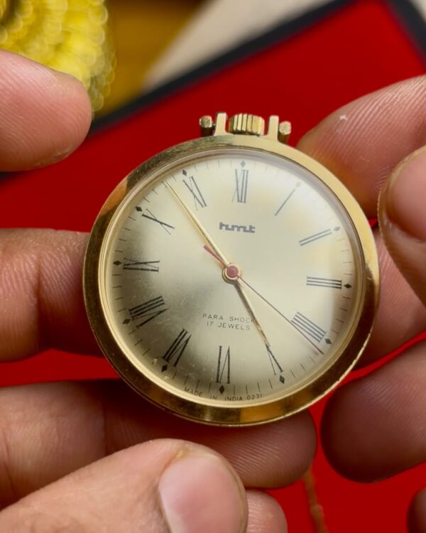 Mint Condition HMT Pocket Watch – 17 Jewels Para Shock