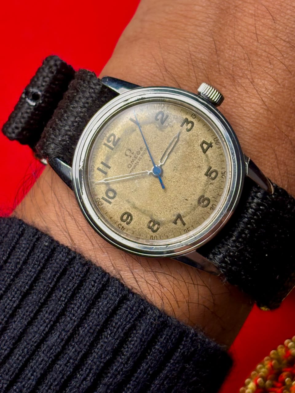 Omega Military “Importé de Suisse” Dial